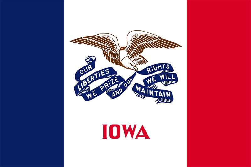 State Flag of Iowa