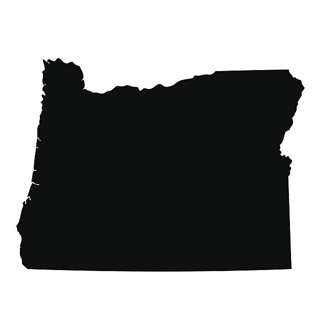 map of the U.S. state of Oregon